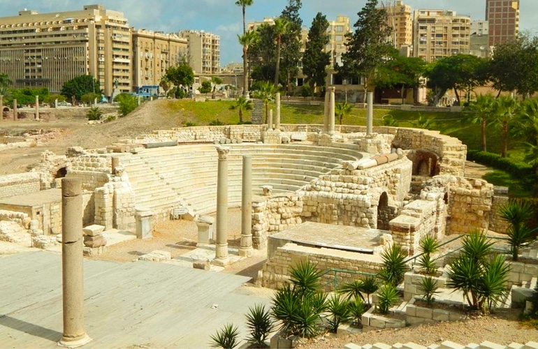 Roman amphitheater Alexandria